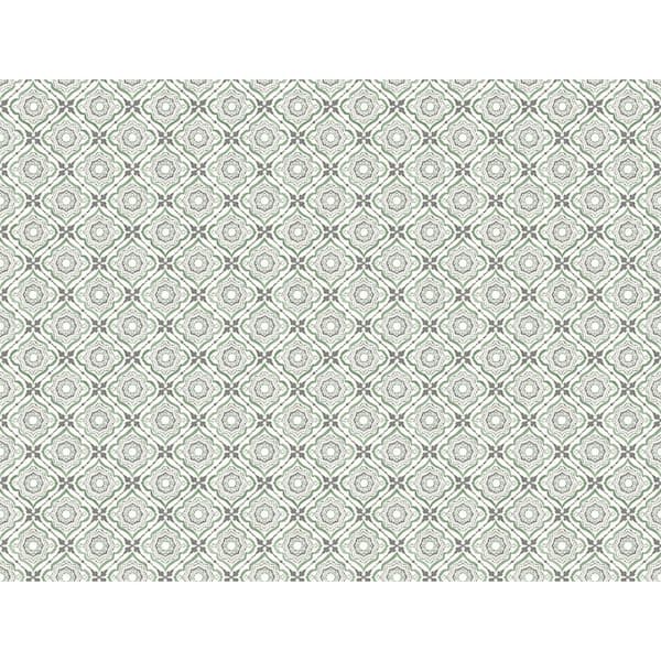 York Wallcoverings Zellige Tile Green Paper Strippable Roll (Covers 60. ...