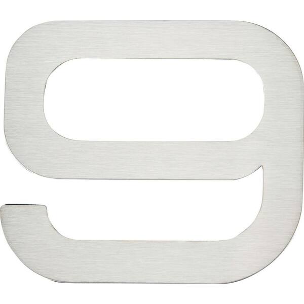 Atlas Homewares Paragon Collection 4 in. Stainless Steel Number 9