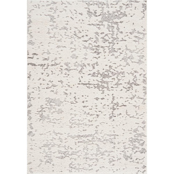 Artisan Shag Beige 8 ft. x 10 ft. Abstract Indoor Area Rug