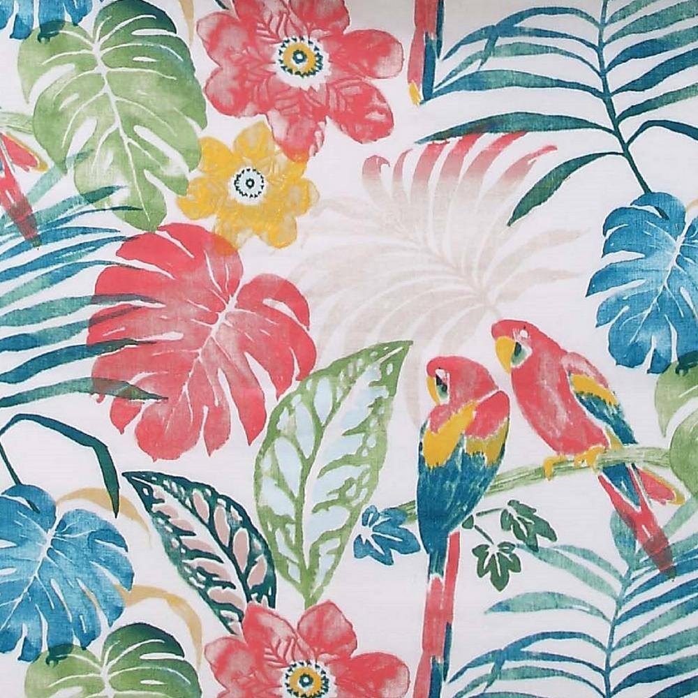 Oceanfront Resort Coco Paradise Coastal Cotton Floral Duvet Cover Set