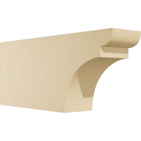 Ekena Millwork Standard Yorktown 5 in. W x 10 in. H x 24 in. D Signature Urethane Rafter Tail Outlooker