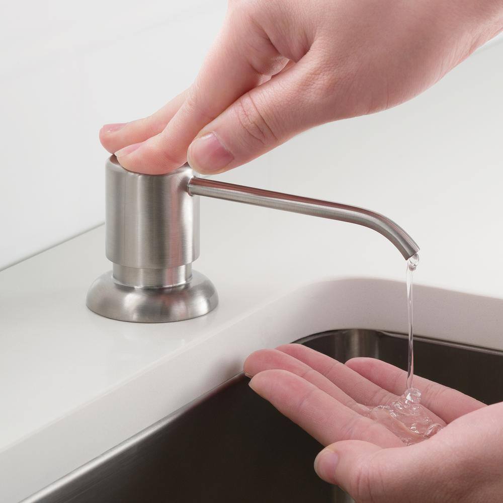 30-inch Satin Stainless Steel Undermount Kitchen Sink with Faucet and Soap Dispenser
