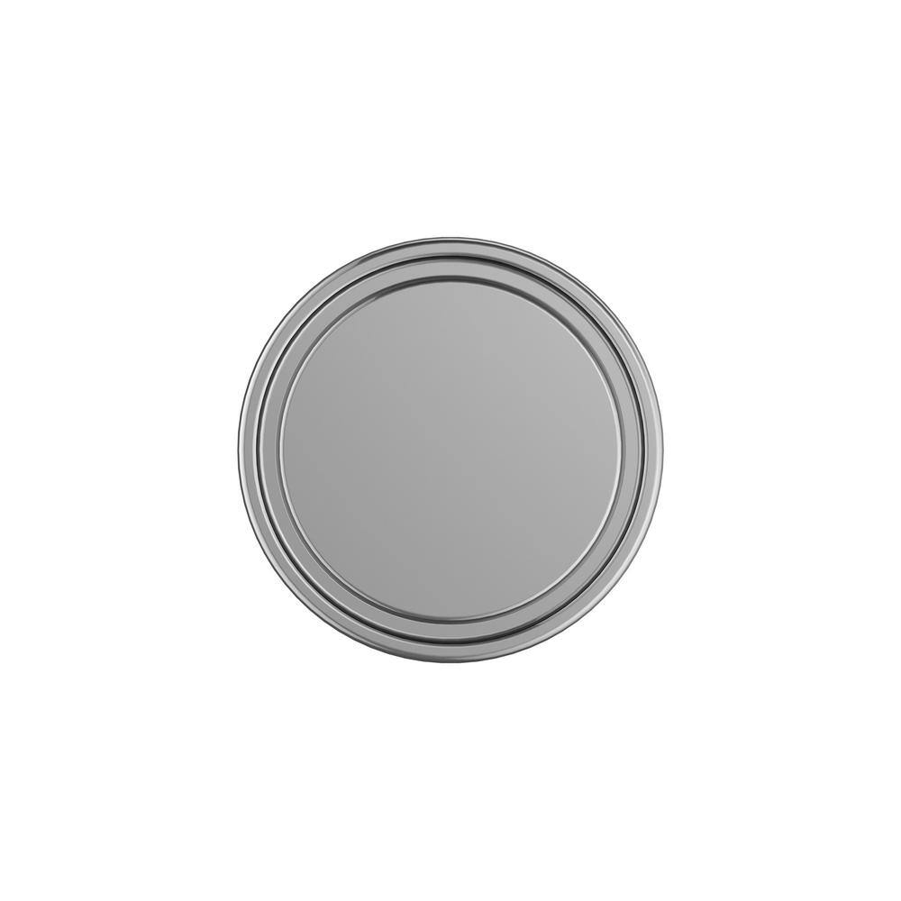 Polished Chrome Round Cabinet Knob with Mounting Hardware
