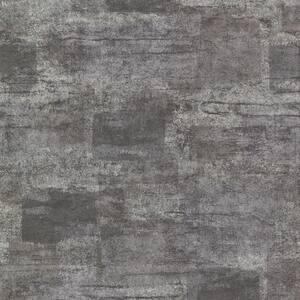 Pele Silver Distressed Wallpaper Sample