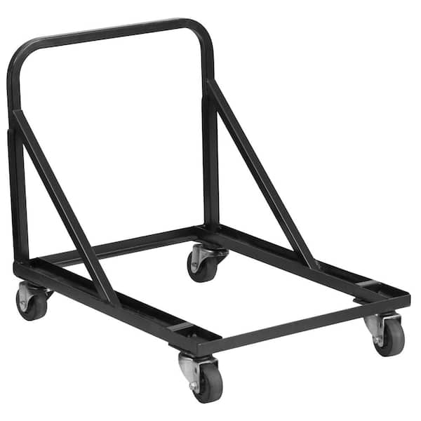 Carnegy Avenue Metal Dollies and Hand Trucks Utility Cart in Black