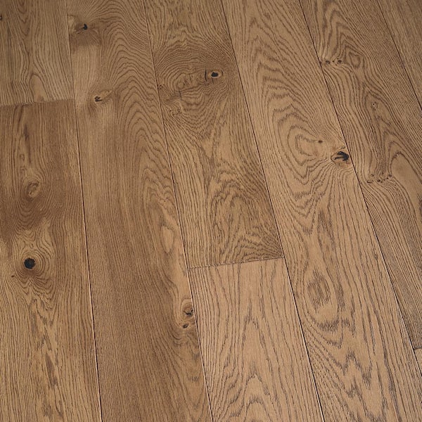 Malibu Wide Plank Take Home Sample - Glenwood French Oak Water Resistant Solid Hardwood Flooring