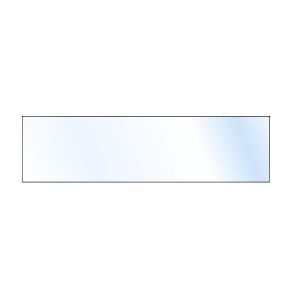 59 in. W x 16 in. H Rectangular Black Aluminum Alloy Framed Full Length Mirror Bath Mirror Wall Mirror