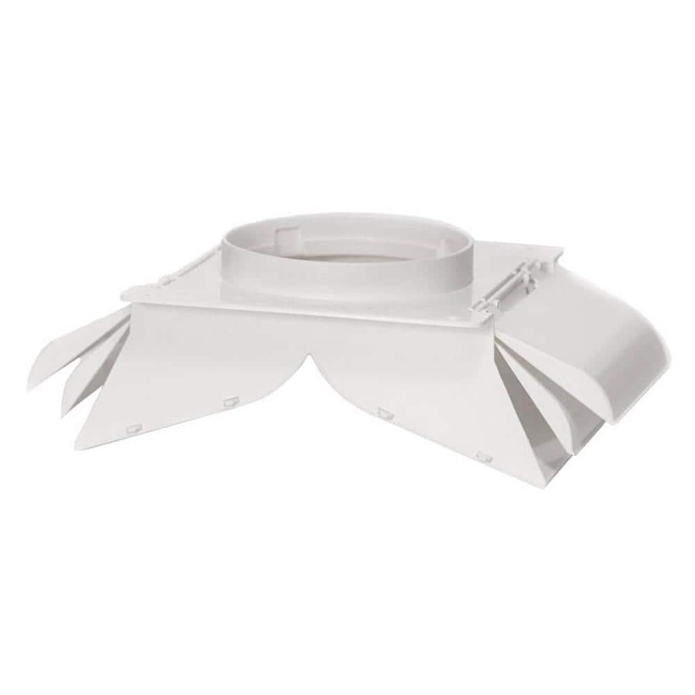 4 in. Dual Door Soffit/Eave Vent in White price history on PriceWatchPro