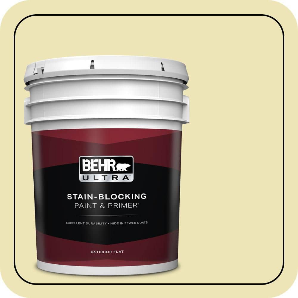 5 gal. #PPU9-13 Yellow Wax Pepper Flat Exterior Paint & Primer price history on PriceWatchPro