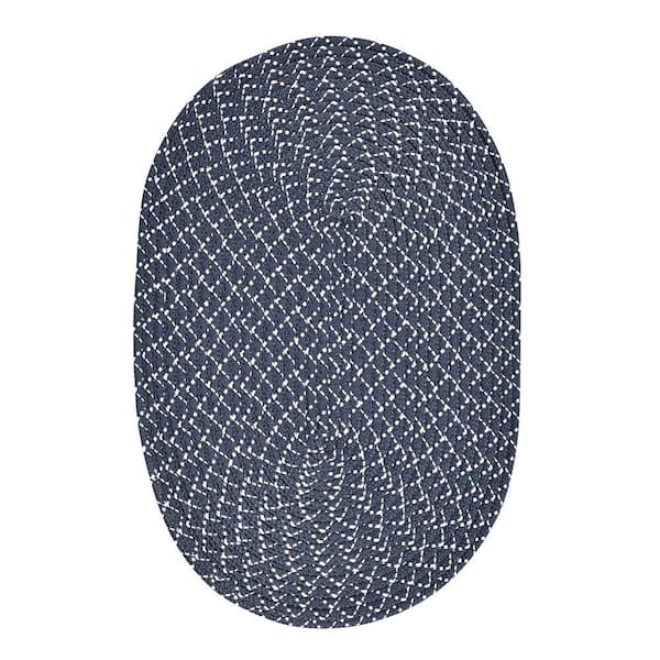Better Trends Sunsplash Braid Collection Galaxy 42" x 66" Oval 100% Polypropylene Reversible Indoor/Outdoor Area Rug