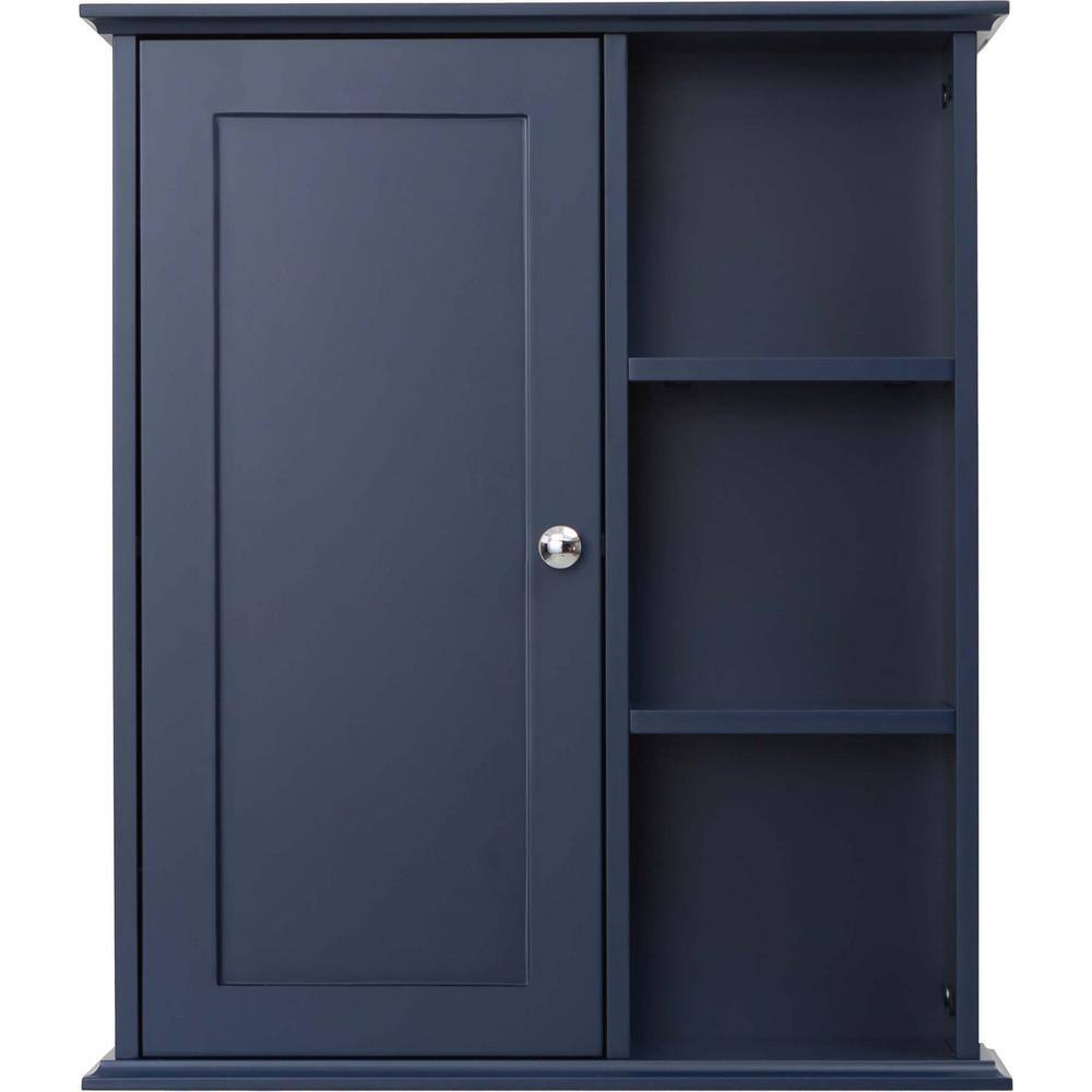 23.6 in. W x 7.1 in. D x 27.6 in. H Bathroom Storage Wall Cabinet in Blue price history on PriceWatchPro