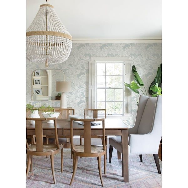 Swell Light Blue Ocean Wave Wallpaper