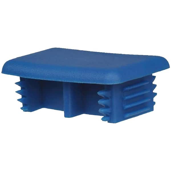NEWHOUSE ELECTRIC Blue PVC Universal End Cap for 13/16 in. 14 Gauge Metal Strut Channels, 2-Pack