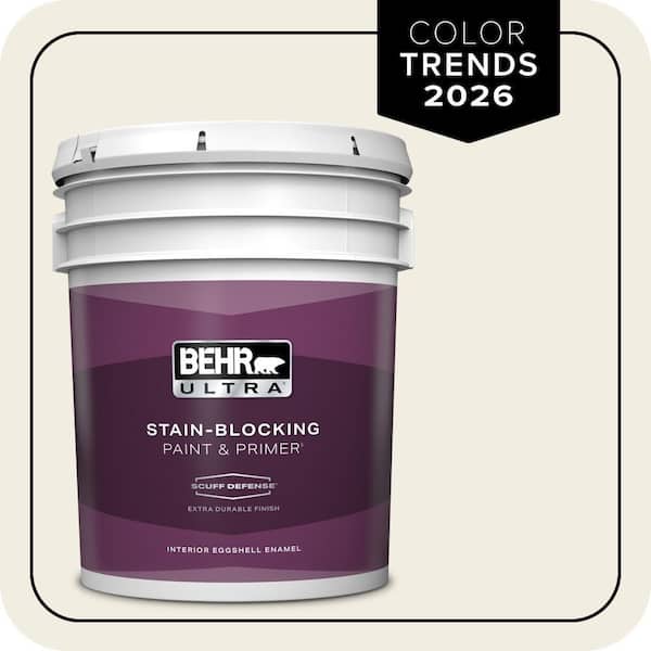 BEHR ULTRA 5 gal. Designer Collection #DC-003 Blank Canvas Extra Durable Eggshell Enamel Interior Paint & Primer