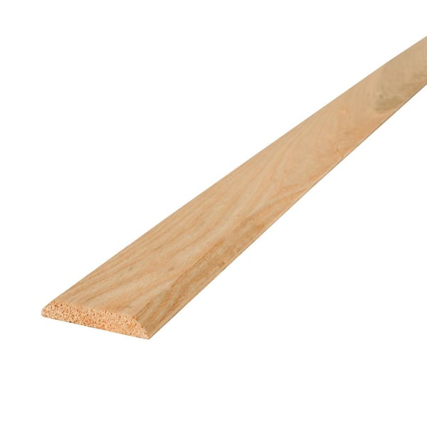 M-D Building Products 3 in. x 3/8 in. x 36 in. Natural Hardwood Flat-Profile Threshold for Doorways
