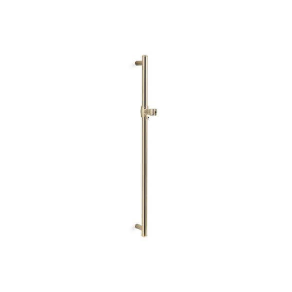 KOHLER Artifacts 30 in. Shower Slidebar in Vibrant French Gold