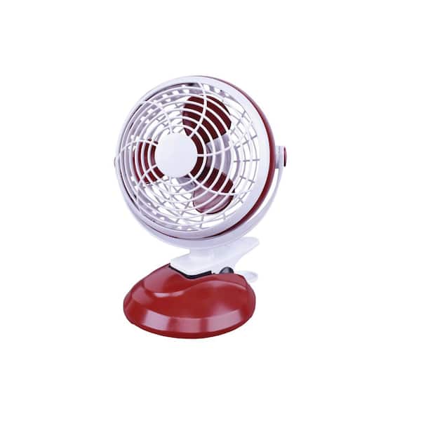 Hampton Bay 5.5 in. Desk Fan with AC Adaptor DC61A The Home Depot