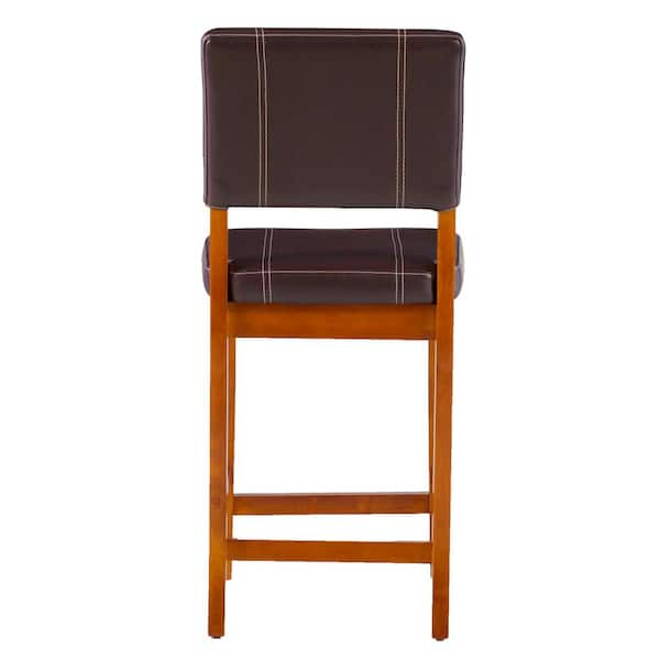 Milano dark brown cushioned Barstool hot