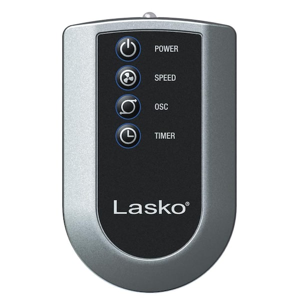 Lasko 36" 3-Speed Oscillating Tower Fan with Remote Control and Timer-Black 