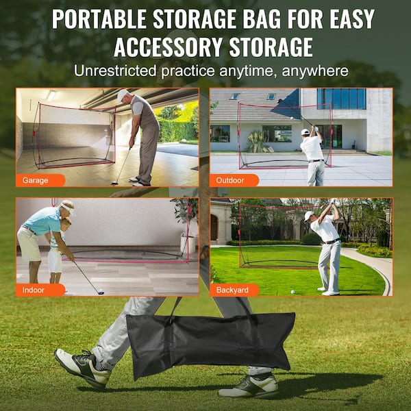 SVOPES 10.8 x 7 ft. Golf Practice Net, Portable Driving Range for