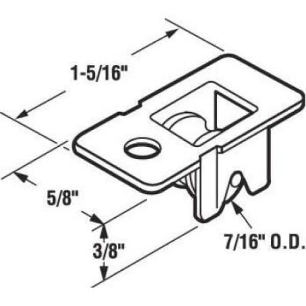 Roller Assembly, 7/16 in. Steel, Concave