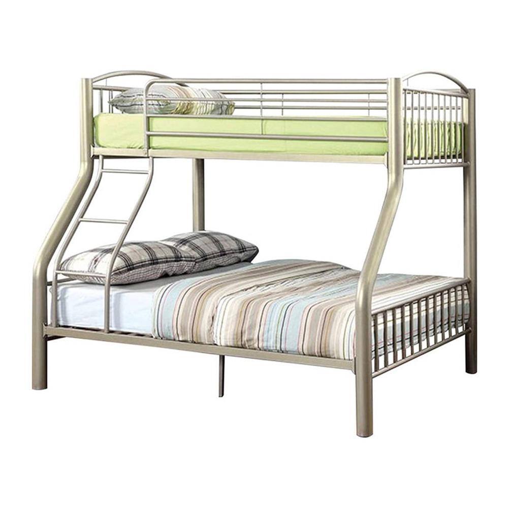 Crispatrick Metallic Gold Double Bunk Bed ADBK1037TF The Home Depot