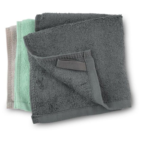 Brondell Bamboo Reusable Bidet Dry Towels In Multicolor, Pack of 6
