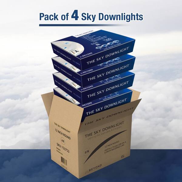 Blue Light On Sky Hd Box