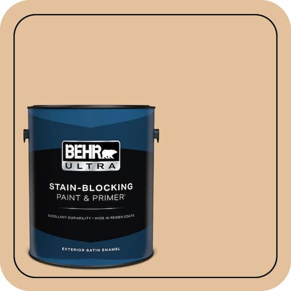 BEHR ULTRA 1 gal. #S270-3 Tostada Satin Enamel Exterior Paint & Primer