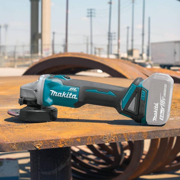Makita XAG09Z 18V LXT Lithium-Ion Brushless Cordless 4-1/2/5 Cut-Off/Angle Grinder, Tool Only