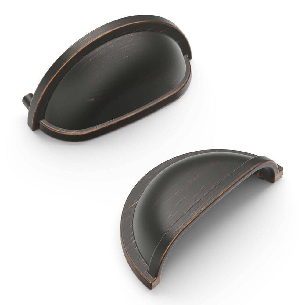 Williamsburg Collection 3 in. (76mm) Center to Center Oil Rubbed Vintage Bronze Cup Cabinet Pull (10-Pack) price history on PriceWatchPro