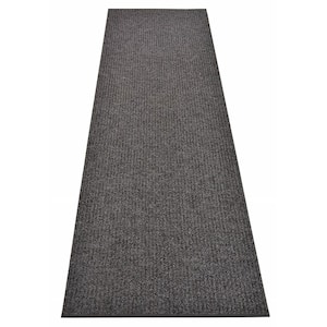 Tough Grey 36 in. W x Your Choice Length Custom Size Runner Rugs