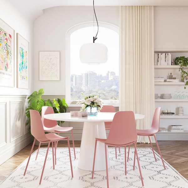 Isla Chair in Blush Pink (Set of 4)
