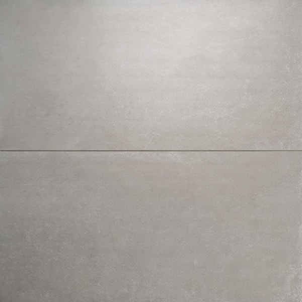 Ivy Hill Tile Auracreto Waves Taupe Gray 23.62 in. x 47.24 in. 3D