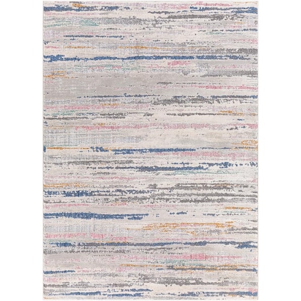 Artistic Weavers Lagos Light Grey Modern 7 ft. x 9 ft. Indoor Area Rug