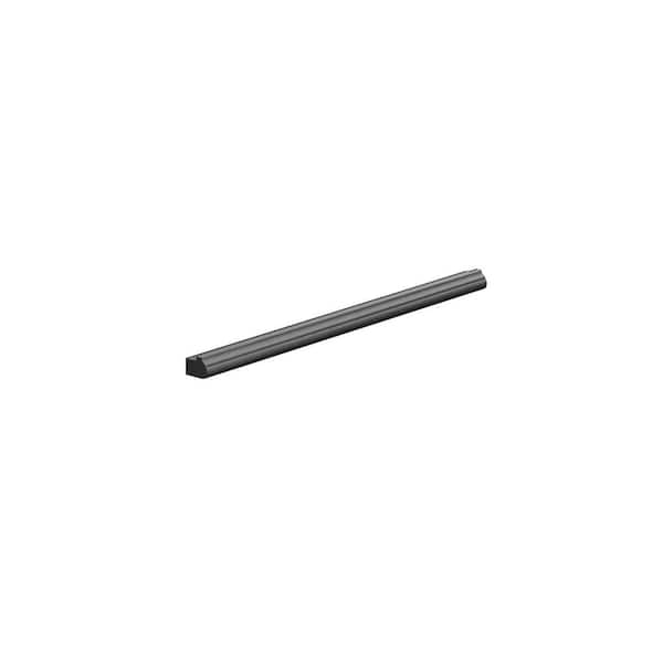 Unbranded Belle Haven Recessed 12 in. W x 34.5 in. H x 24 in. D in Driftwood Light Rail Molding in Assembled Wall