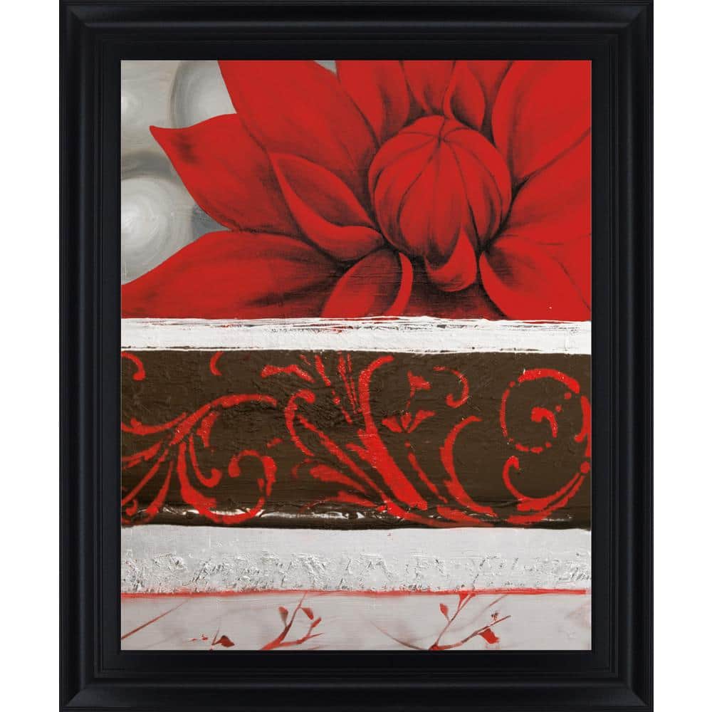 "28 in. x 34 in. ""Sumptuous Red"" By Jasmin Zara Copley Framed Print Wall Art" price history on PriceWatchPro