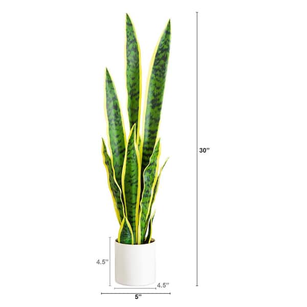 Nearly Natural 30in. Artificial Sansevieria Plant P2049-S1 - The
