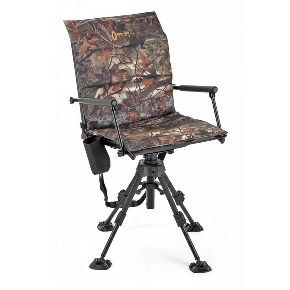 ARROWHEAD OUTDOOR Wide Folding KKS0347U Hunting Swivel Blind Chair