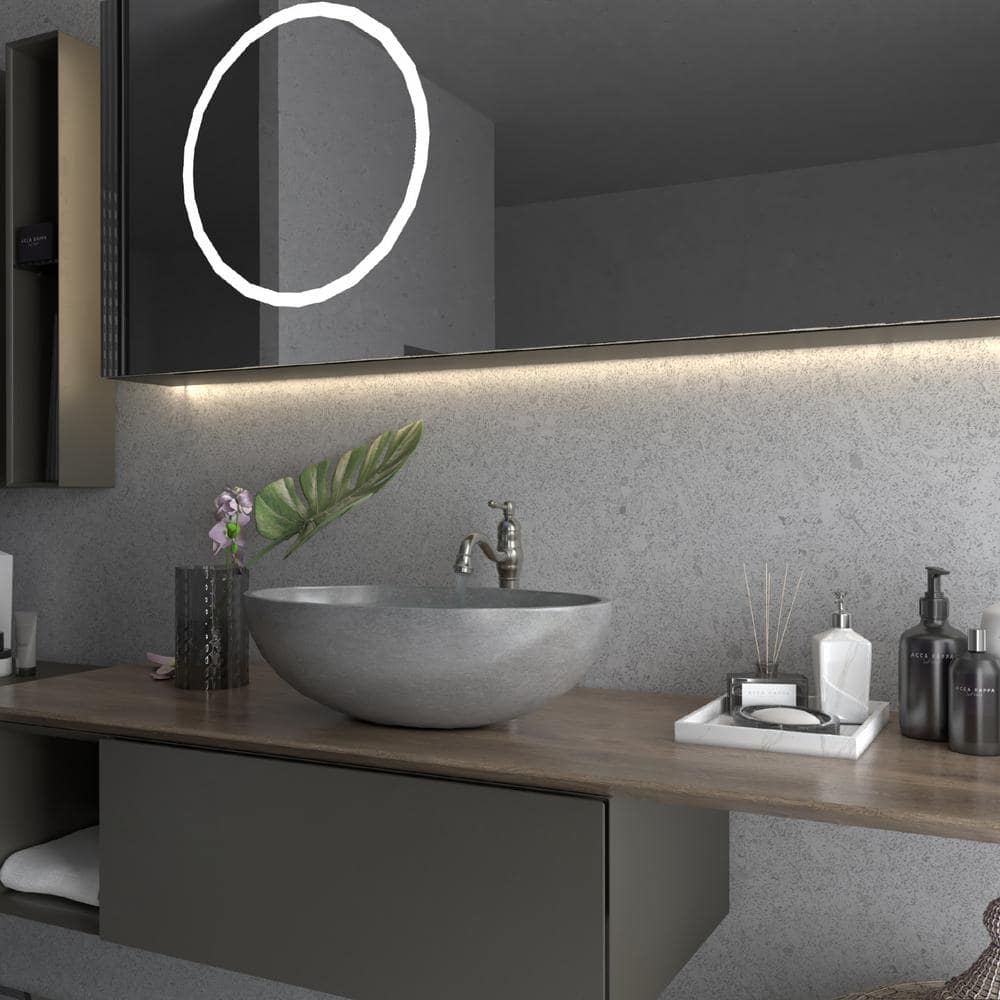 Brushed Nickel Single Handle Vessel Bathroom Faucet with Pop-Up Drain