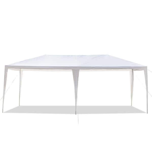 Karl home 10 ft. x 20 ft. White Party Wedding Tent Canopy
