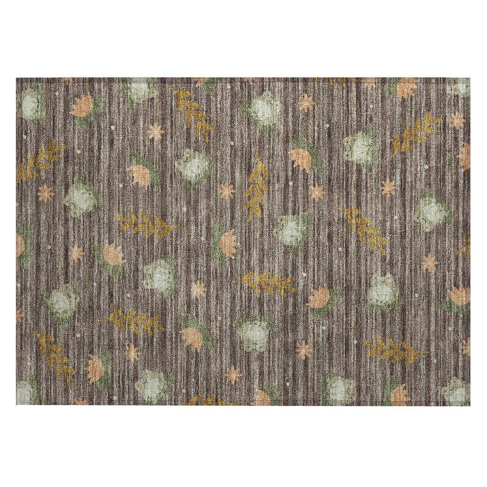 Chantille Machine Washable Indoor/Outdoor Abstract ACN2795 Chocolate 3 ft. x 4 ft. Area Rug price history on PriceWatchPro