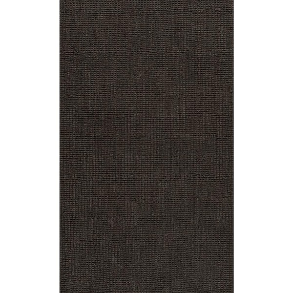 Pata Hand Woven Chunky Jute Brown 4 ft. x 6 ft. Area Rug