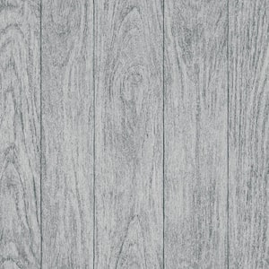 Outdoor Floor Grey Oak 6 ft Width x 12 ft Length 72 sq. ft. Vinyl Roll Flooring Simple to Install Made for Exterior Use