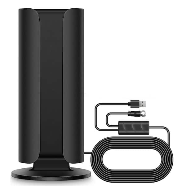 1400+ Mile Range VHF Digital HD TV Indoor/Outdoor Antenna with Signal Booster 4K 1080p Support 360° 32.8 ft. Cable