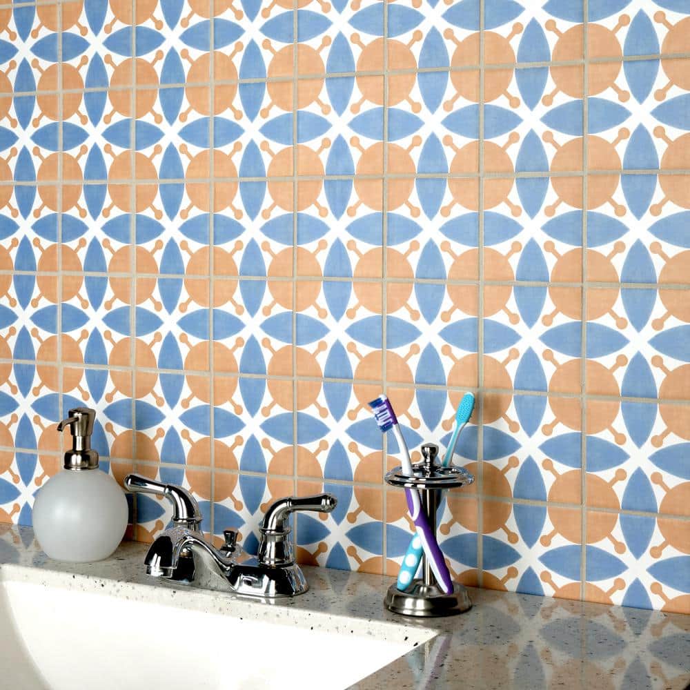 Revival Mini 4" White Ceramic Matte Square Tile