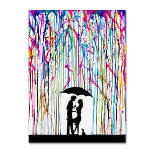 47 in. x 35 in. "Two Step" by Marc Allante Printed Canvas Wall Art