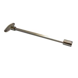 8 in. Universal Gas Valve Key in Polished Chrome