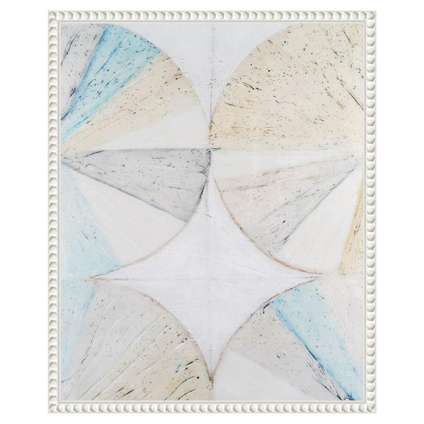 Amanti Art Pie Charts II by Vanna Lam 16 in. W x 20 in. H. Canvas Wall Art Print Framed in White