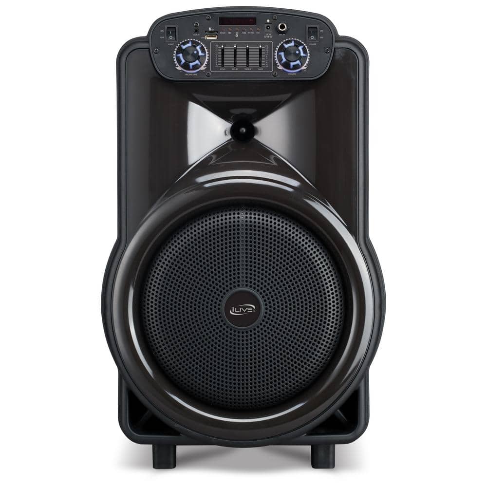 The Show Wireless Speaker, Microphone Input, Color Changing LED Lights, Retractable Handle, Roller Wheels, Black price history on PriceWatchPro
